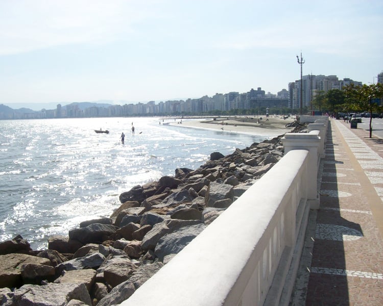 O que fazer em Santos: conhecer as praias