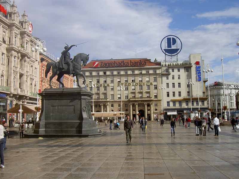 O que fazer em Zagreb: Trg Josipa Jelačić
