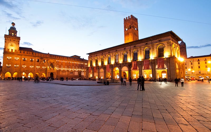 O que fazer em Bolonha: Piazza Maggiore