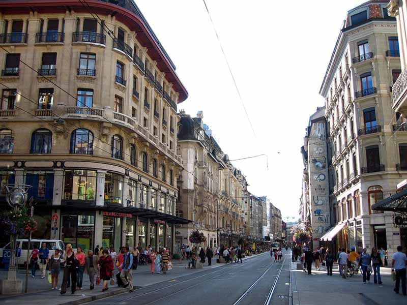 O que fazer em Genebra: Rua de Compras