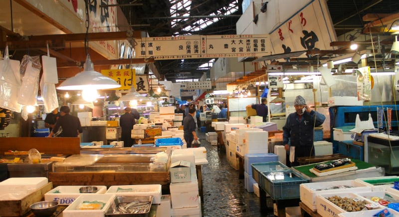 O Que Fazer em Tóquio: Mercado Tsukiji