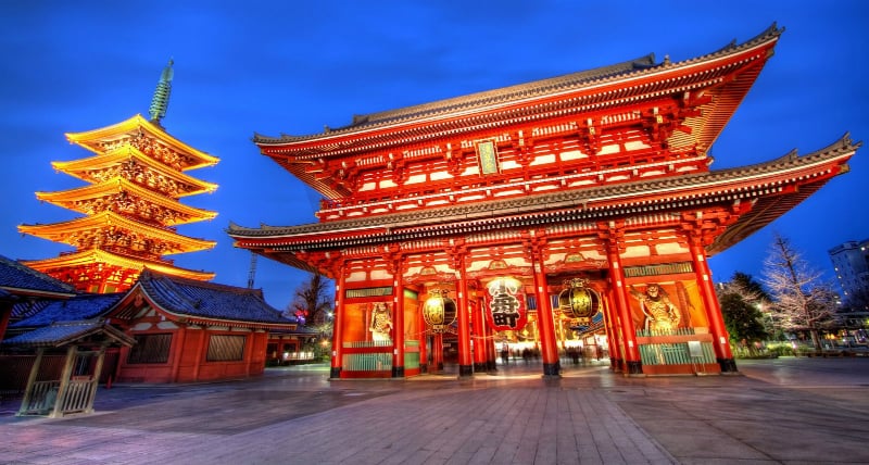 O Que Fazer em Tóquio: Templo Senso-ji