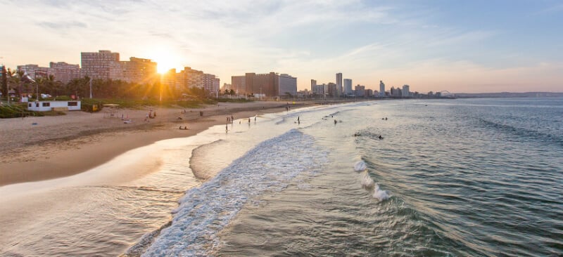 O Que Fazer em Durban: praias